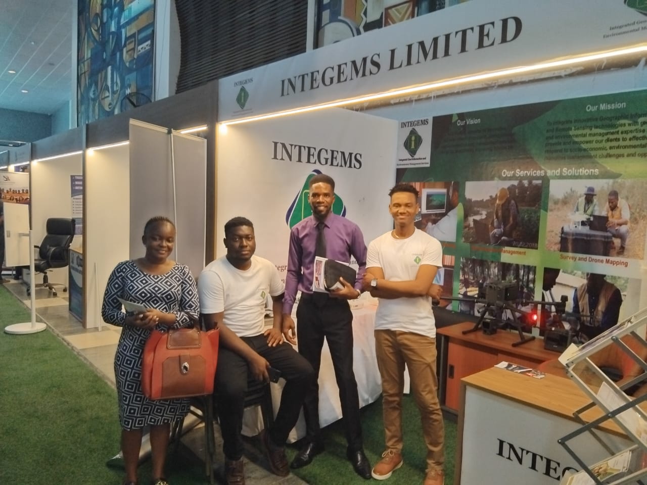 SLONEC team at the Sierra Leone Mining Week and Exhibition 2025