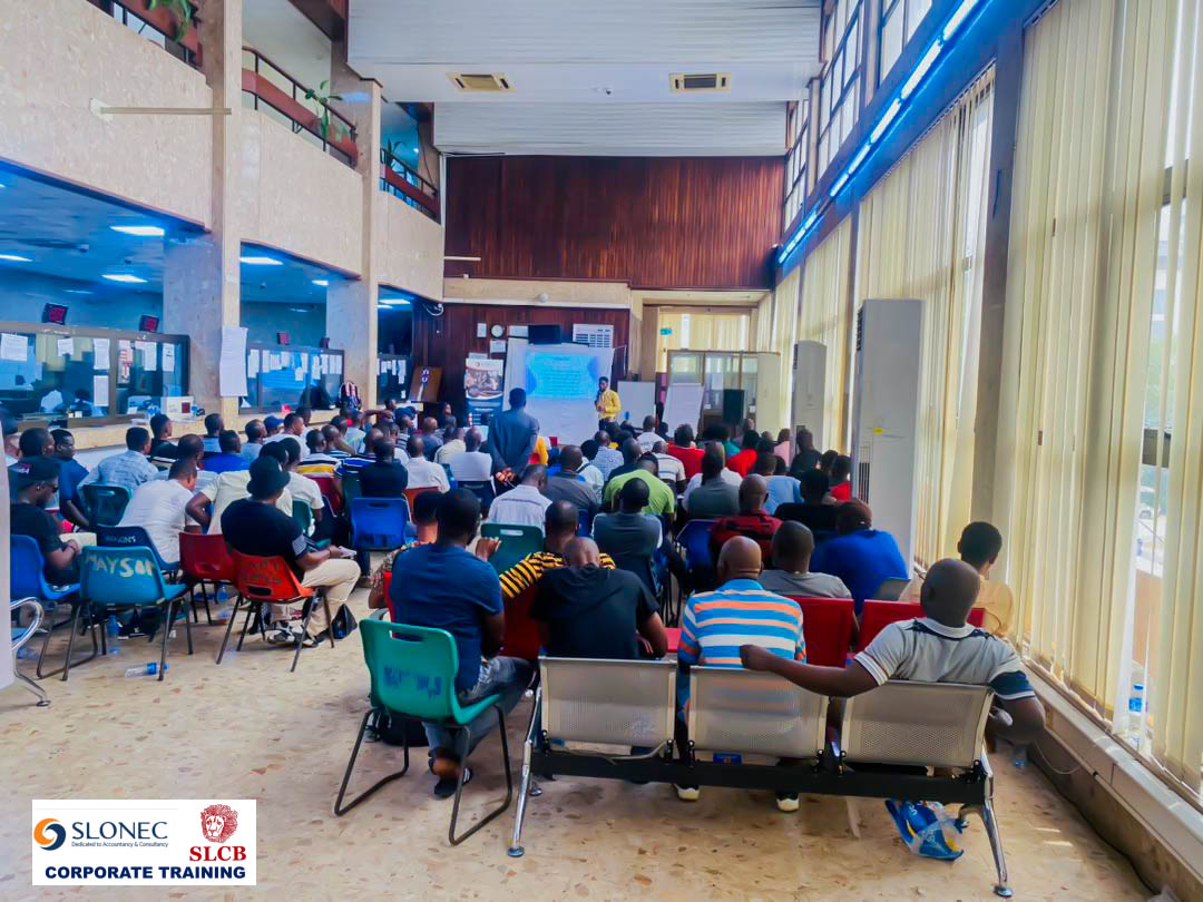 SLONEC delivering corporate training for Sierra Leone Commercial Bank staff