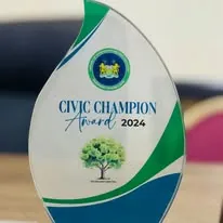 Civic Champion Award 2024 trophy won by SLONEC
