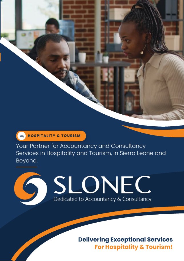 Cover of the SLONEC Hospitality & Tourism brochure