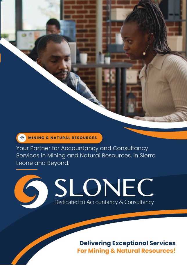 Cover of the SLONEC Mining & Natural Resources brochure